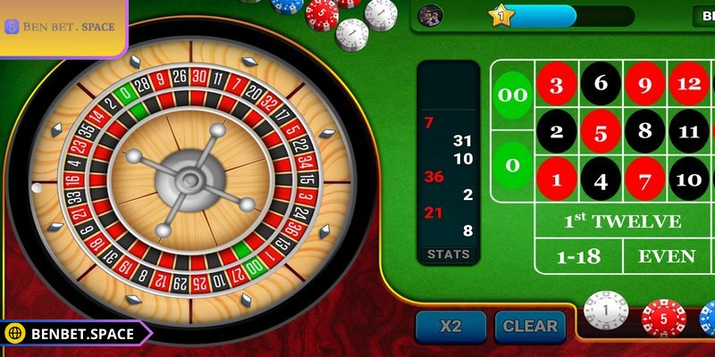Roulette BENBET phiên bản trực tuyến được thiết kế tối ưu cho bet thủ